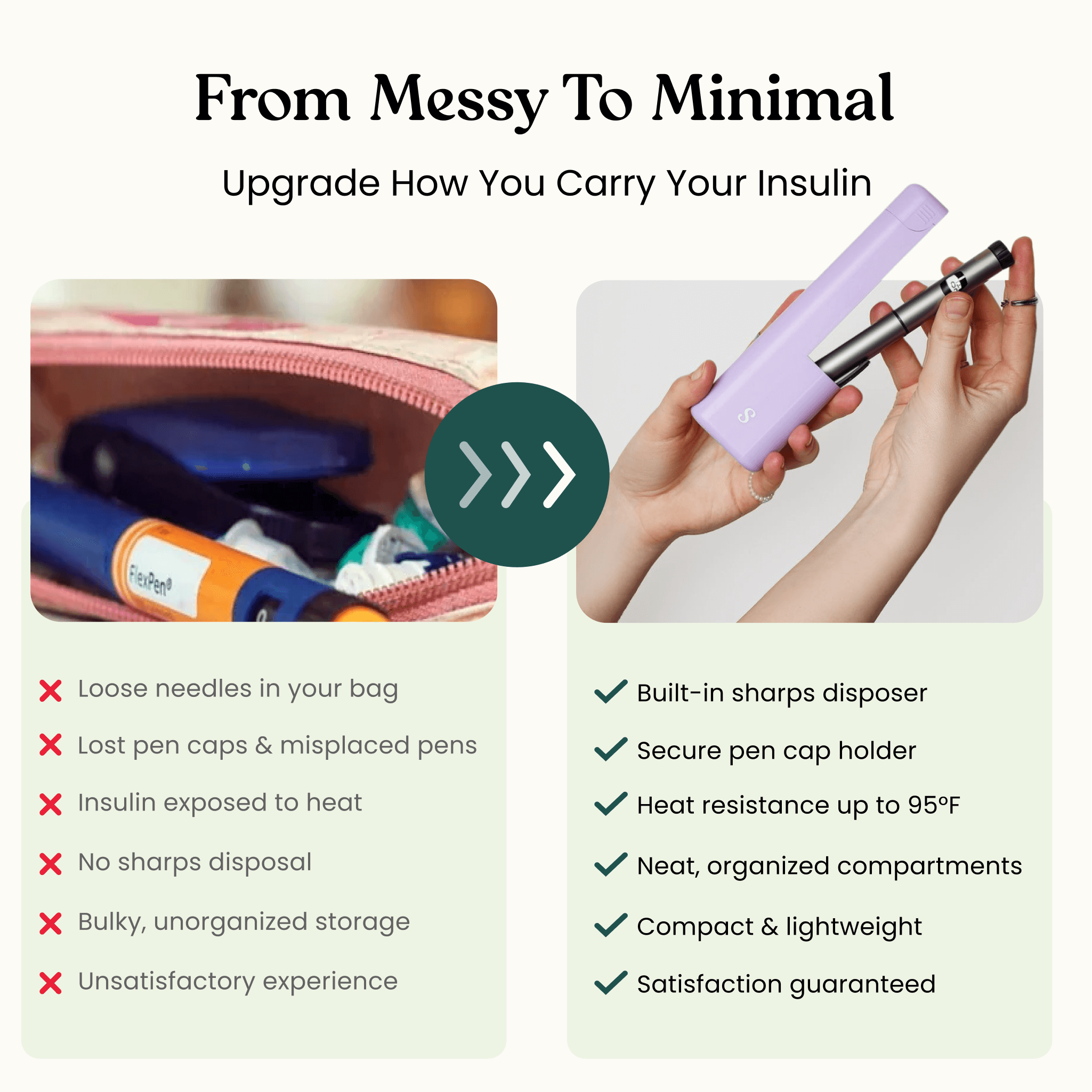 DailyEase Case — Protection & Organization for Insulin Pens